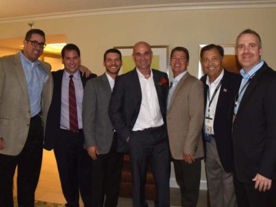 Andre Agassi with D.J. & others Andre Agassi with D.J. & others