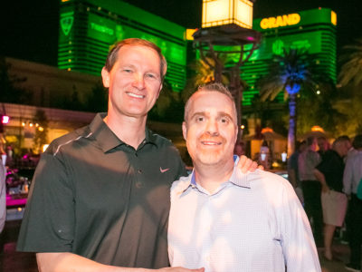 Dana Altman with D.J. Dana Altman with D.J.
