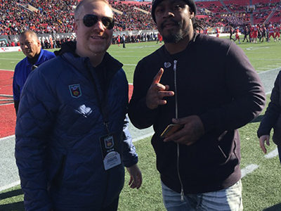 D.J. with Marshawn Lynch D.J. with Marshawn Lynch